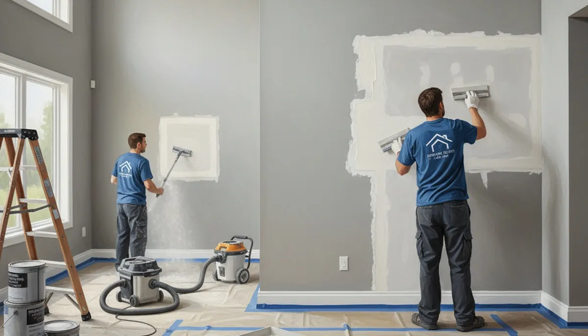 Chicago, IL drywall repair by Chicago Paint Pros for cracks, holes, and water-damaged walls